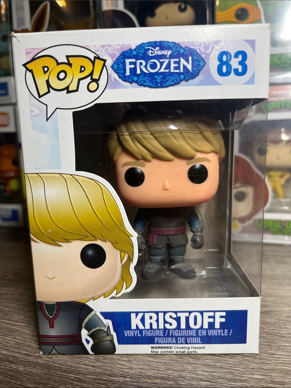 Funko POP! Kristoff Vinyl Figure - Blonde, Black, Gray, Blue